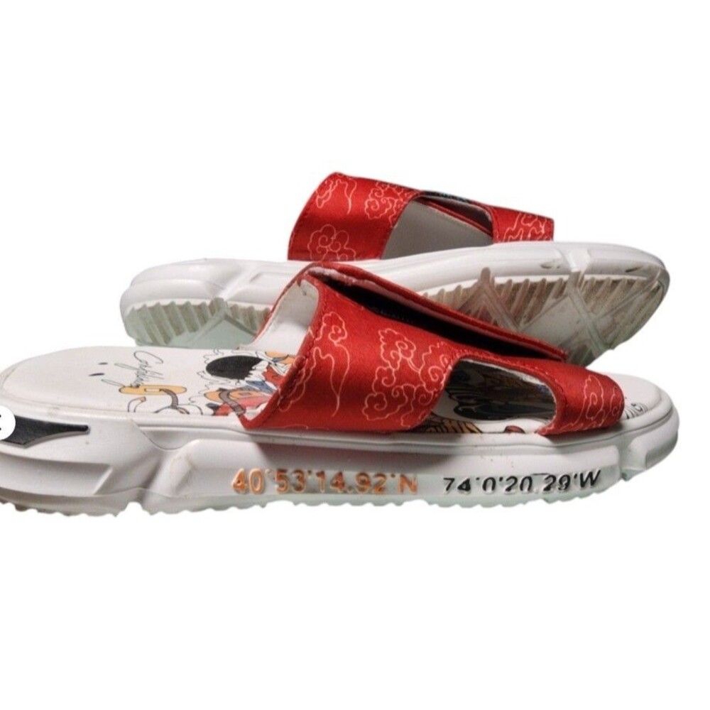 Ngouxm Unisex Dragon Japanese EVA slide Sandal W9.5 M8 - Picture 3 of 8